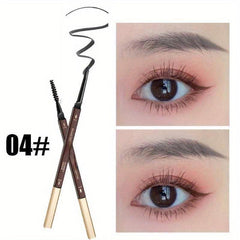 Dual-Ended Eyebrow Pencil, Waterproof 5 Colors, Enhance Women Makeup