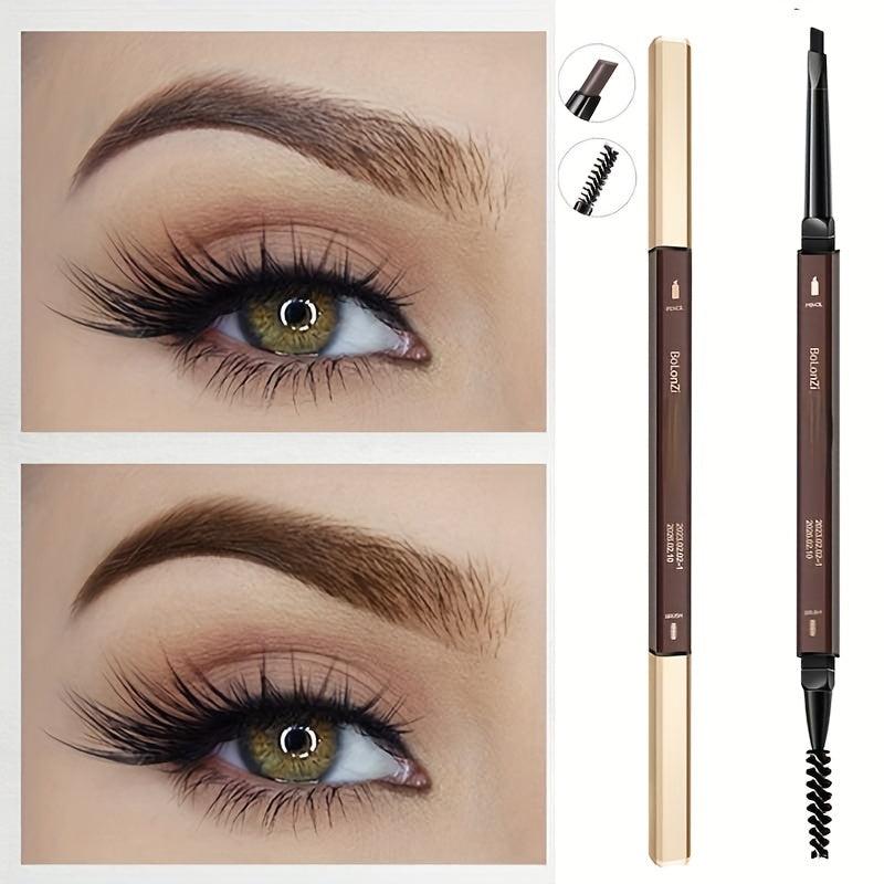 Dual-Ended Eyebrow Pencil, Waterproof 5 Colors, Enhance Women Makeup