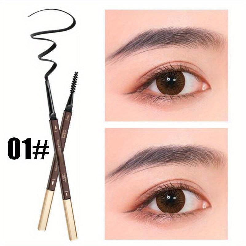 Dual-Ended Eyebrow Pencil, Waterproof 5 Colors, Enhance Women Makeup
