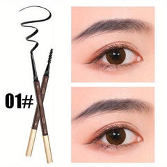 Dual-Ended Eyebrow Pencil, Waterproof 5 Colors, Enhance Women Makeup