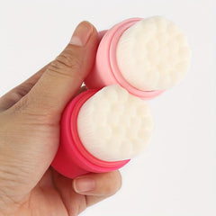 Mini Facial Cleansing Brush Soft Bristle Cleansing and Scrubber Side