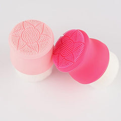 Mini Facial Cleansing Brush Soft Bristle Cleansing and Scrubber Side