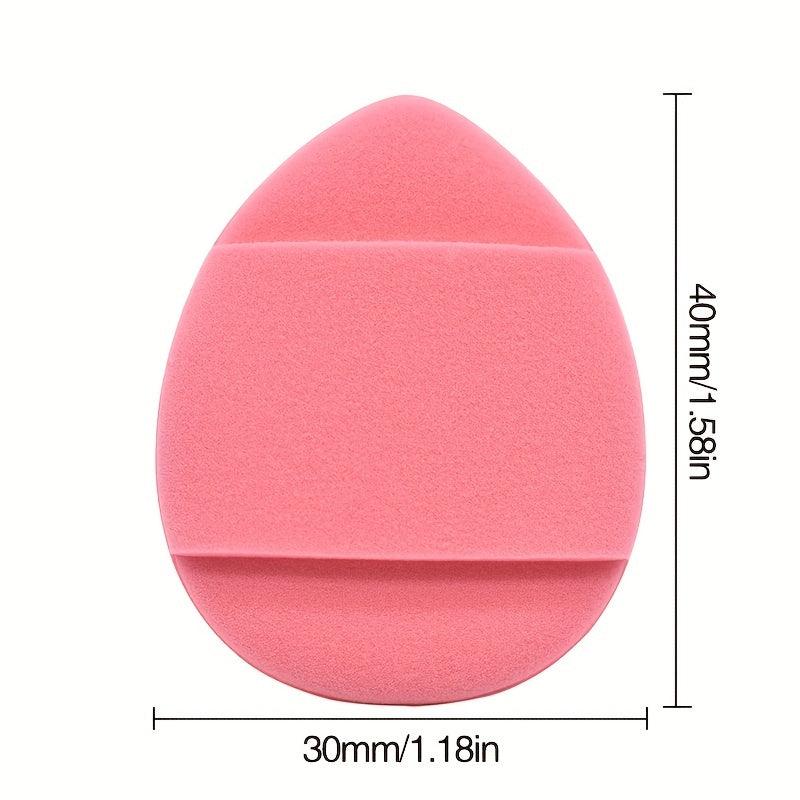 Portable Finger Powder Puff Set Soft Body Cosmetic Sponge Puff for Makeup
