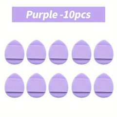 Portable Finger Powder Puff Set Soft Body Cosmetic Sponge Puff for Makeup