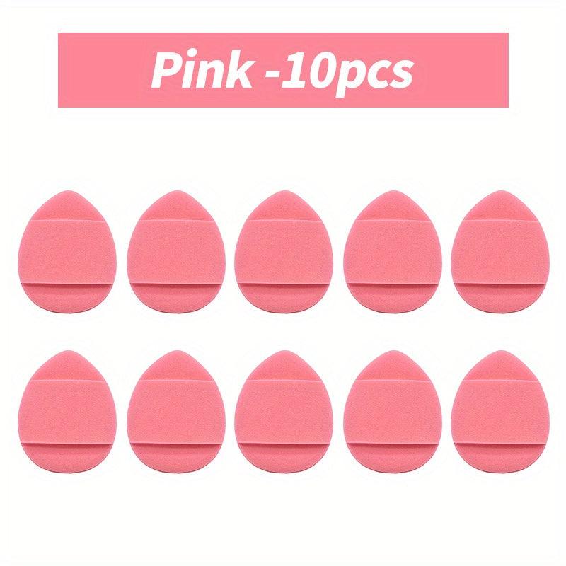 Portable Finger Powder Puff Set Soft Body Cosmetic Sponge Puff for Makeup