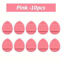 Portable Finger Powder Puff Set Soft Body Cosmetic Sponge Puff for Makeup
