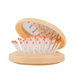 Folding Comb Mirror Set Portable Dual-use Smooth Hair Comb