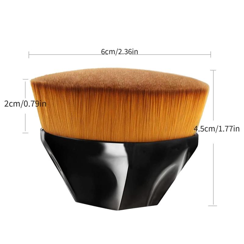 Hexagon Flat Top Kabuki Brush for Foundation & Blush