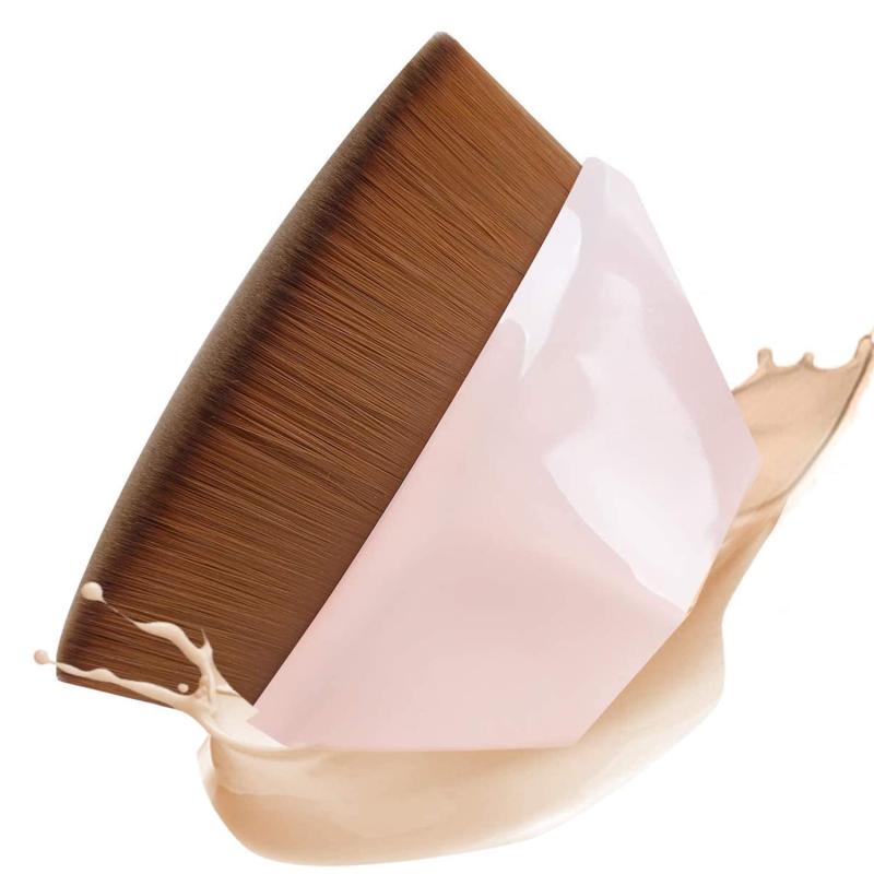 Hexagon Flat Top Kabuki Brush for Foundation & Blush
