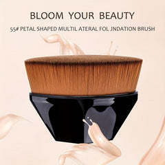 Hexagon Flat Top Kabuki Brush for Foundation & Blush
