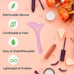 Eyeliner Brush & Silicone Template Kit for Perfect Makeup Aid
