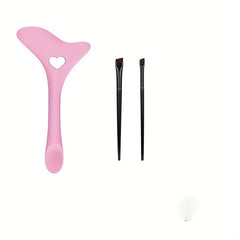 Eyeliner Brush & Silicone Template Kit for Perfect Makeup Aid
