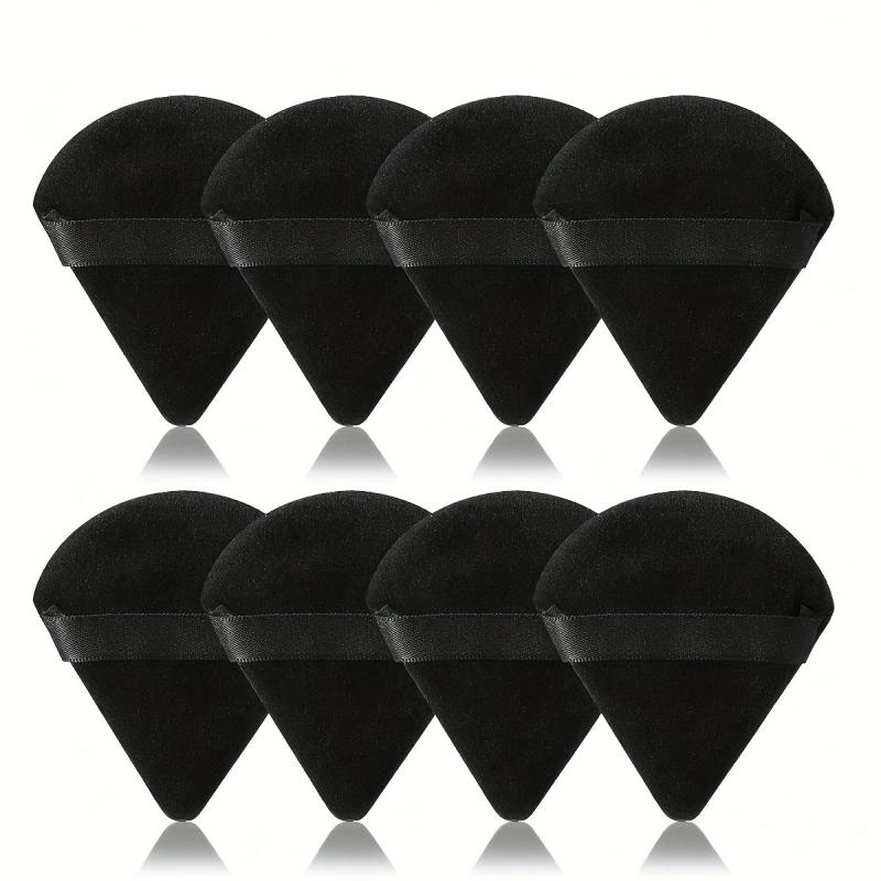 8PCS Triangle Makeup Puff for Loose Powder Soft Body Washable