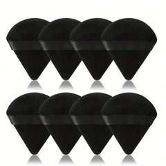 8PCS Triangle Makeup Puff for Loose Powder Soft Body Washable