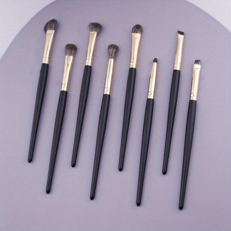 8pcs Makeup Brushes Set with Container Case Bag