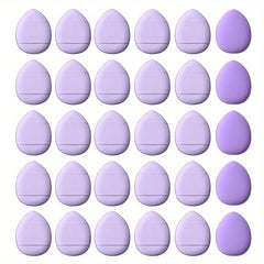 30pcs Finger Puff Mini Finger Makeup Sponges Soft Beauty Cosmetic Makeup Tools