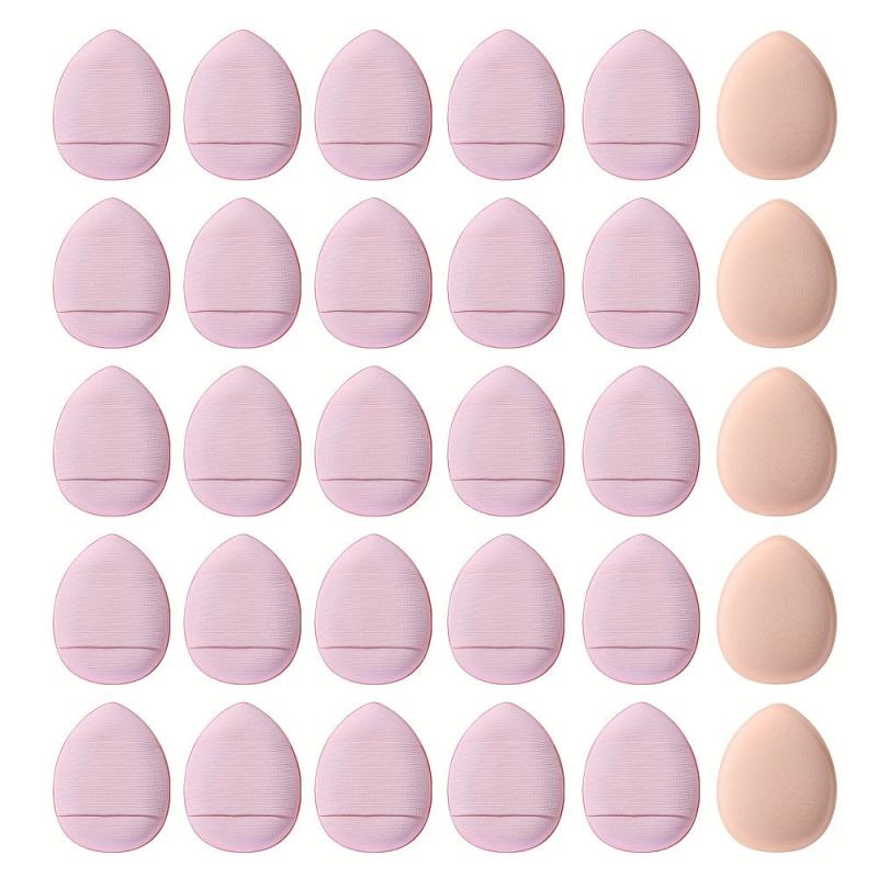 30pcs Finger Puff Mini Finger Makeup Sponges Soft Beauty Cosmetic Makeup Tools