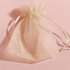 10pcs Drawstring Pouches for Makeup Tools and Jewelry Storage