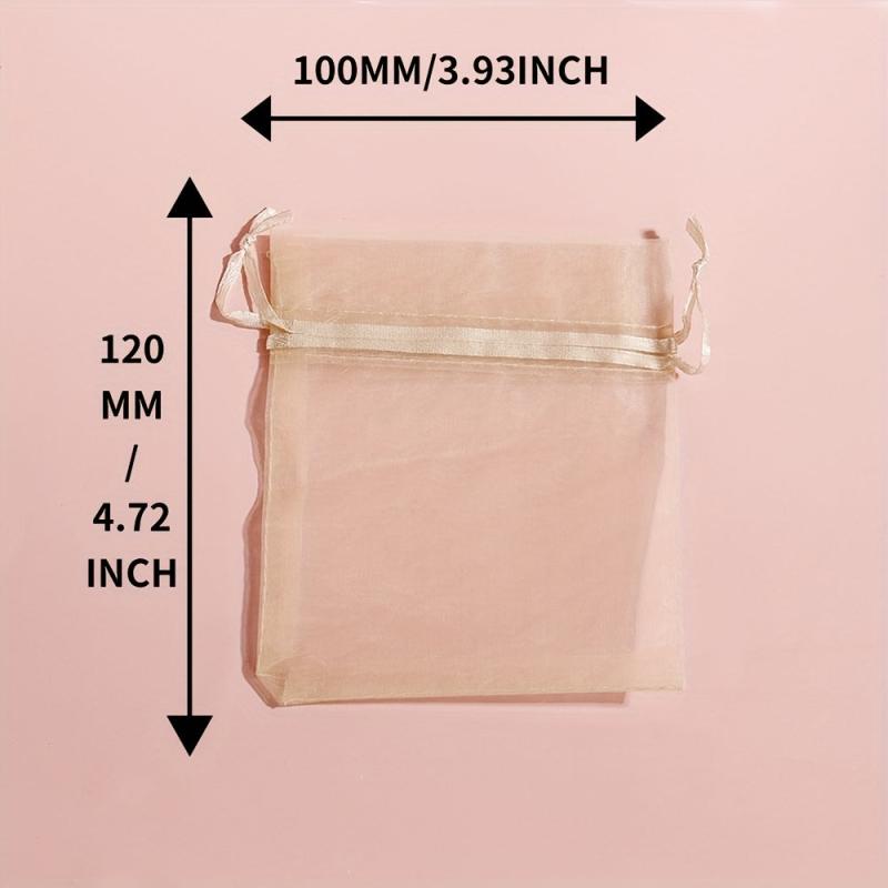 10pcs Drawstring Pouches for Makeup Tools and Jewelry Storage