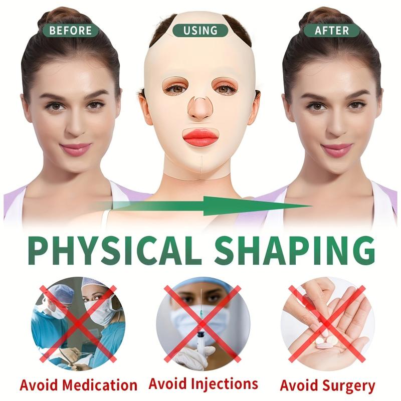 3D Breathable Reusable Face Mask Lift Up Belt Band Thin Mask Beauty