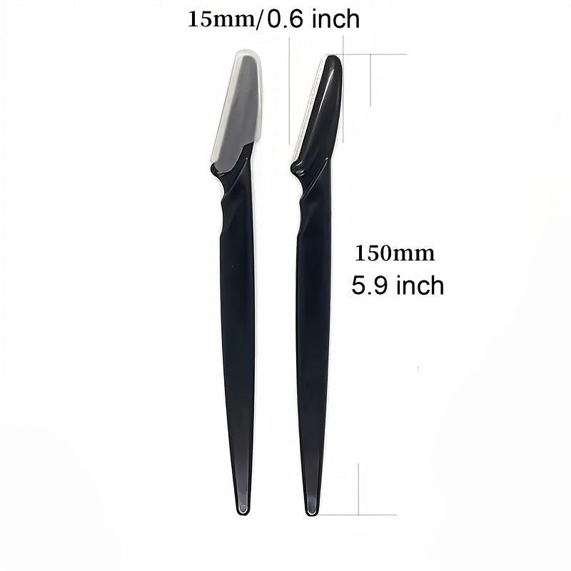 12 Pcs Eyebrow Razor Facial Razor Eyebrow Grooming Tool Stainless Steel