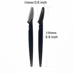 12 Pcs Eyebrow Razor Facial Razor Eyebrow Grooming Tool Stainless Steel