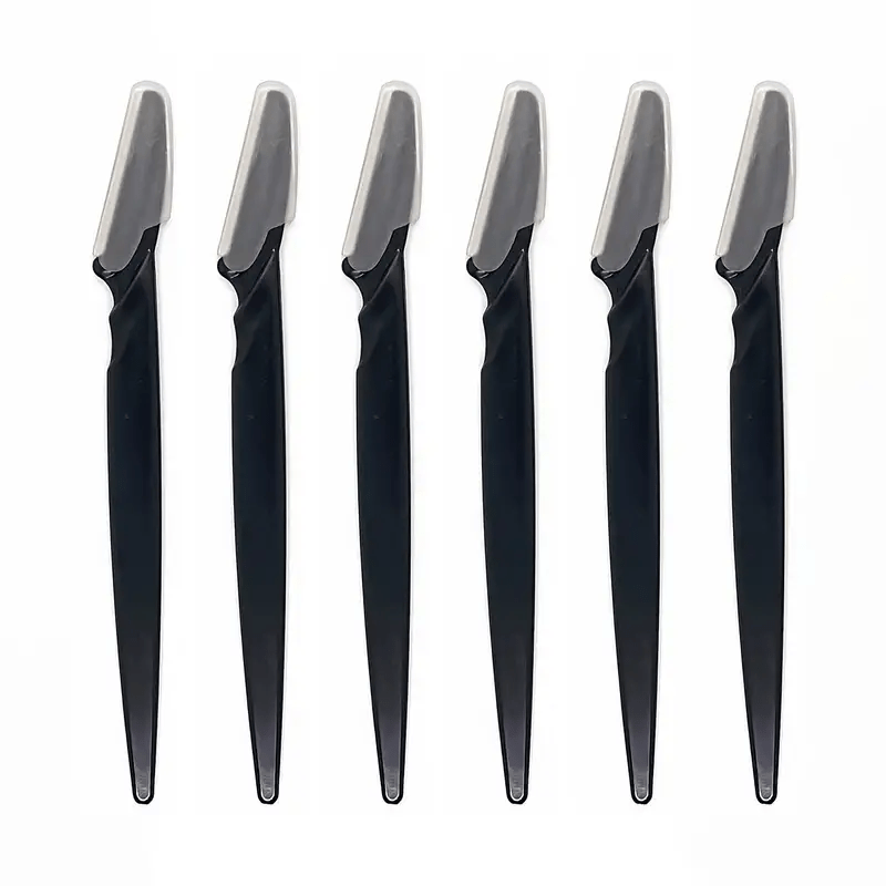 12 Pcs Eyebrow Razor Facial Razor Eyebrow Grooming Tool Stainless Steel