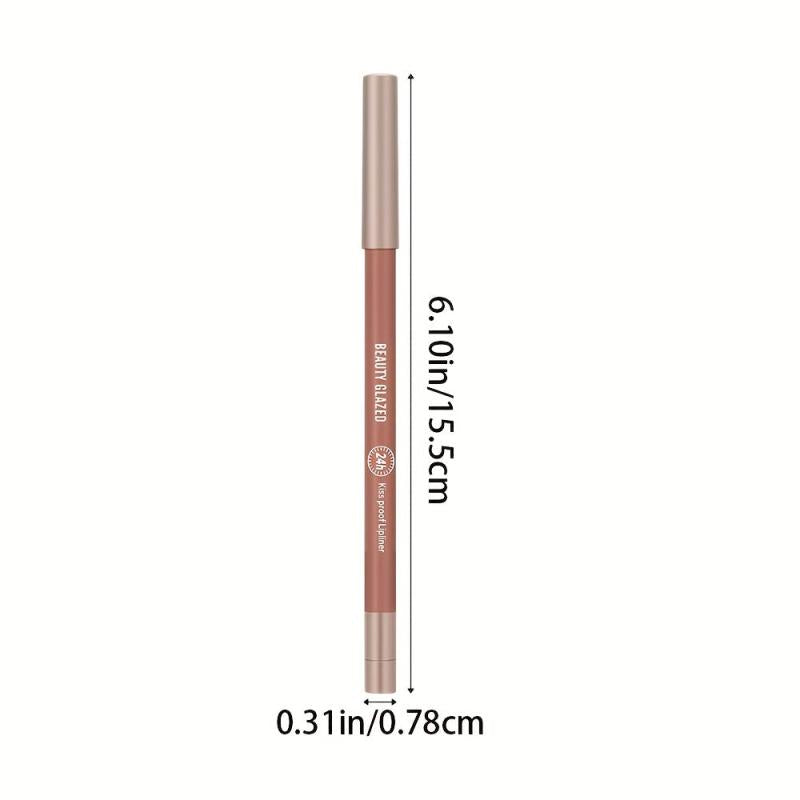 Waterproof Matte Lip Liner Sweatproof Multicolor Correcting Lip Pencil