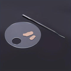 Acrylic Makeup Palette with Spatula for Mixing and Applying