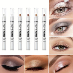 Long Lasting Glitter Eyeshadow Pencil Waterproof Smudge Proof Eye Makeup