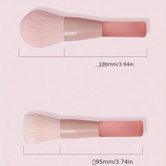 7pcs Mini Makeup Brush Set with Storage Bag for Traveling
