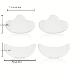 4Pcs Silicone Face Lifting Patch Forehead Wrinkle Sticker