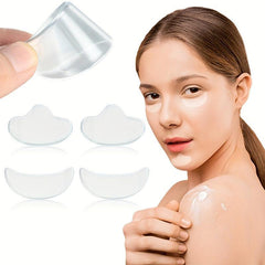 4Pcs Silicone Face Lifting Patch Forehead Wrinkle Sticker