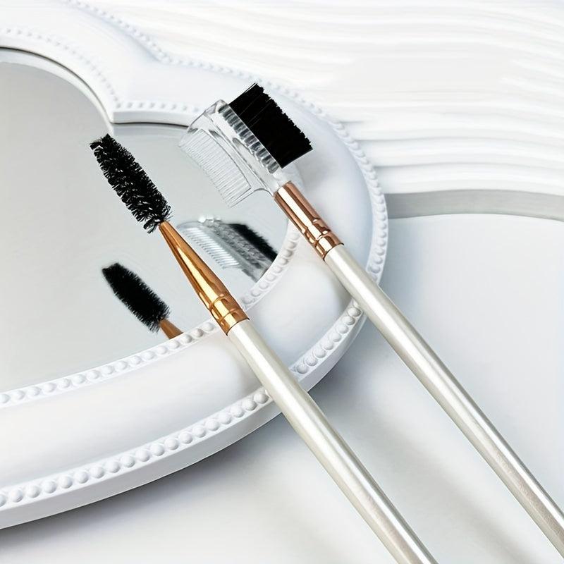 3pcs Eyebrow Makeup Tool Set Eyebrow Comb Eyebrow Brush Eyelash Brush