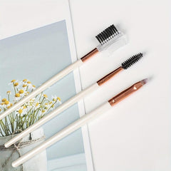 3pcs Eyebrow Makeup Tool Set Eyebrow Comb Eyebrow Brush Eyelash Brush