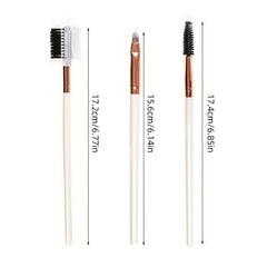 3pcs Eyebrow Makeup Tool Set Eyebrow Comb Eyebrow Brush Eyelash Brush