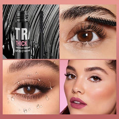 Waterproof Lengthening Volumizing Mascara - Smudge Proof Long Lasting