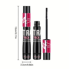 Waterproof Lengthening Volumizing Mascara - Smudge Proof Long Lasting