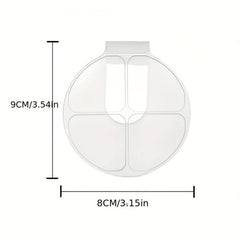 2PCS Makeup Mixing Palette With Spatula Transparent Acrylic Cosmetic Palette