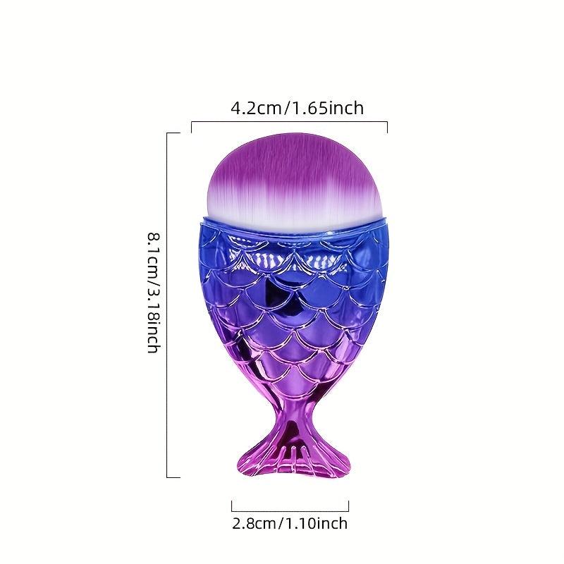 Mermaid Foundation Brush Professional Powder Blush Face Makeup Brush