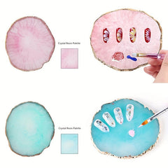 Resin Nail Art Palette Manicure Tool Polish Holder
