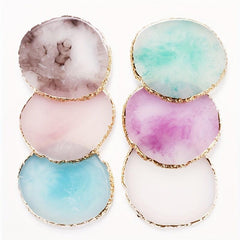 Resin Nail Art Palette Manicure Tool Polish Holder