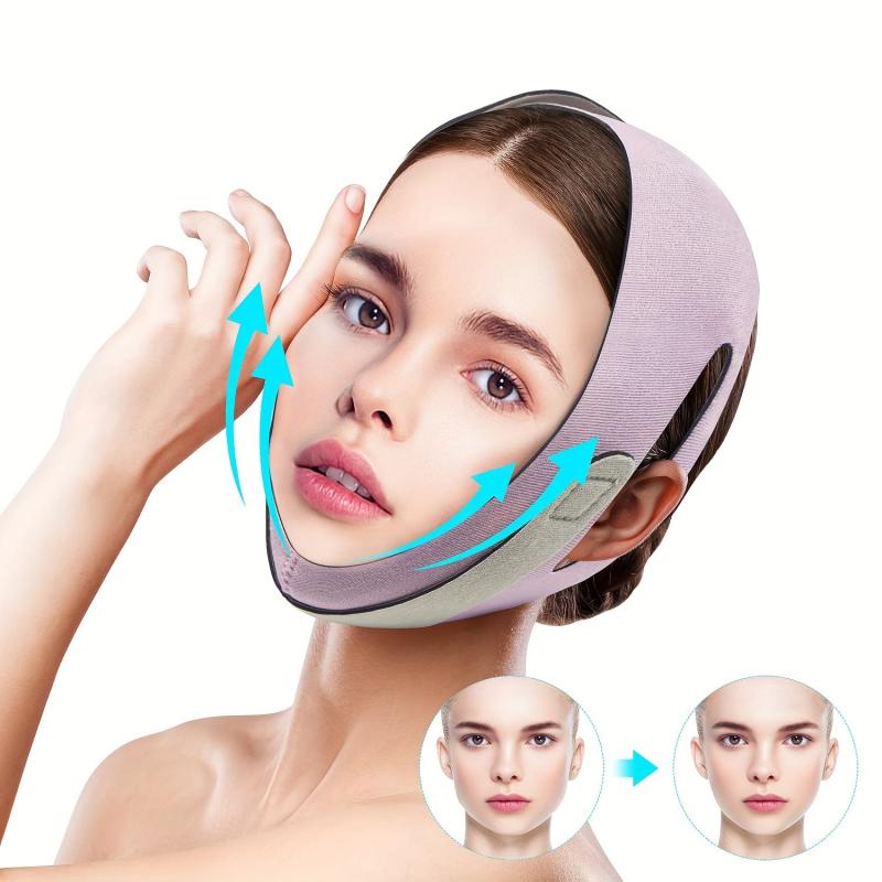 V Line Mask Facial Tightening Strap Breathable Chin Up Mask
