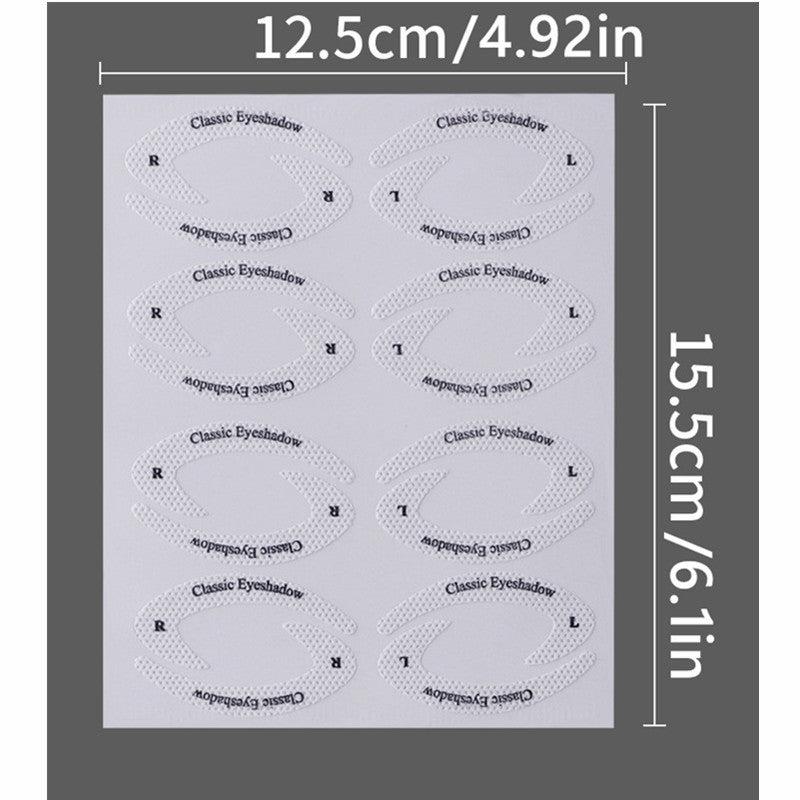 32 Pairs Eyeliner/Eyeshadow Stencils Kit for Perfect Eye Makeup