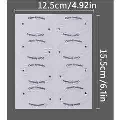 32 Pairs Eyeliner/Eyeshadow Stencils Kit for Perfect Eye Makeup