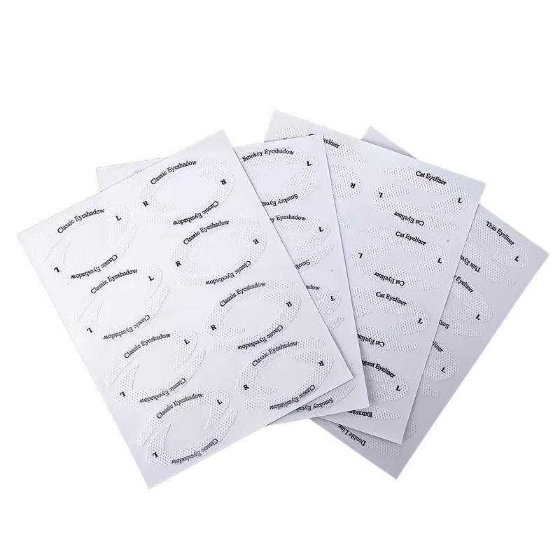 32 Pairs Eyeliner/Eyeshadow Stencils Kit for Perfect Eye Makeup