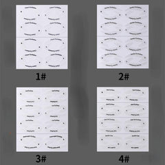 32 Pairs Eyeliner/Eyeshadow Stencils Kit for Perfect Eye Makeup
