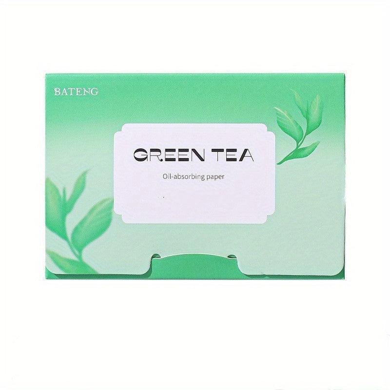100 Bamboo Charcoal Absorbing Tissues Face Blotting Sheets for Skin Care