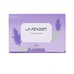 100 Bamboo Charcoal Absorbing Tissues Face Blotting Sheets for Skin Care