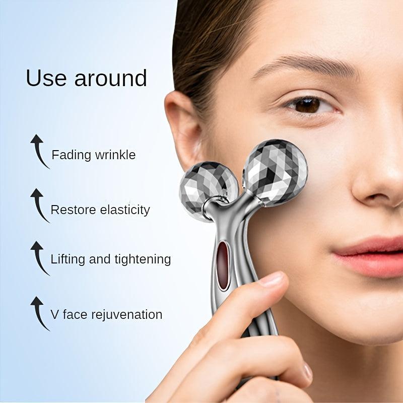 3D Roller Face Massager for Skin Tightening and Puffiness Reduction